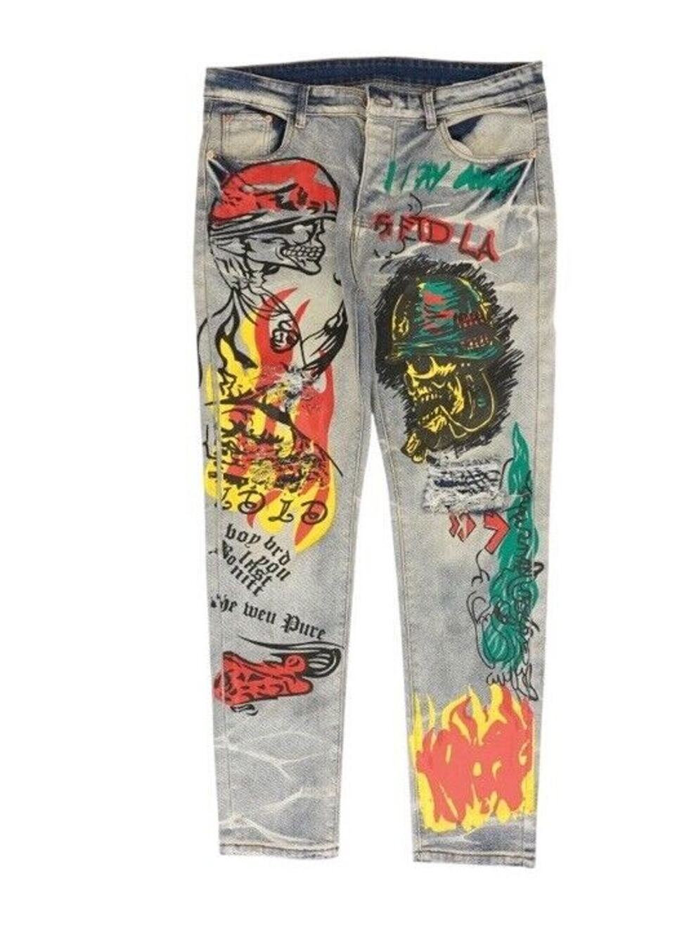 SOSOO Jeans Streetwear Jeans Size 34 X 29